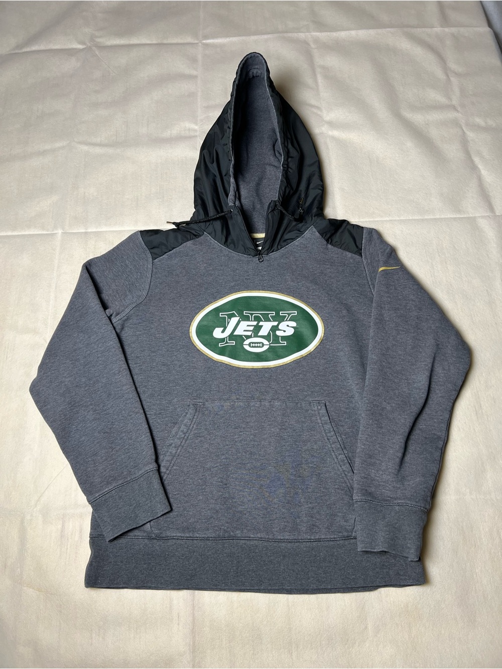 Nike New York Jets Hoodie with green oval logo with white 'JETS' text